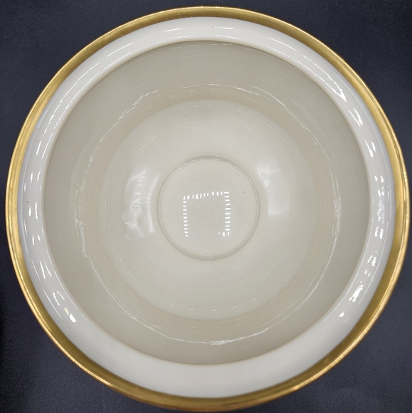 Vintage Lenox Christmas Holiday Dimension Candy Jar w/ Holly Design - Picture 4 of 5